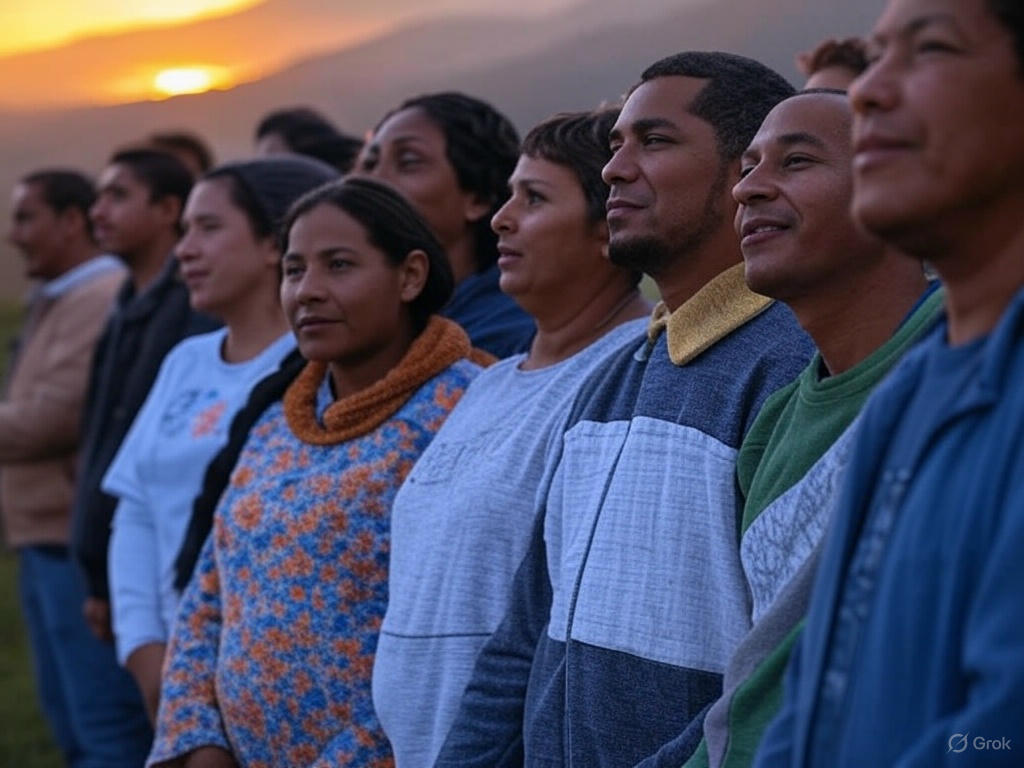 Feliz viernes!!!
No le pedimos nada al #GenioDeLampara, pero entendemos claramente la urgencia de trabajar en conjunto para renovarnos e innovarnos. Transformar el país requiere un horizonte naranja de justicia social y libertad. #grok lo entendió. #Ecuador #ia  #ecuatorianos