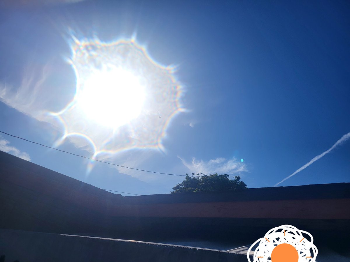 #geoengineering #flight #plane #condensationtrails ? #sun #cloud