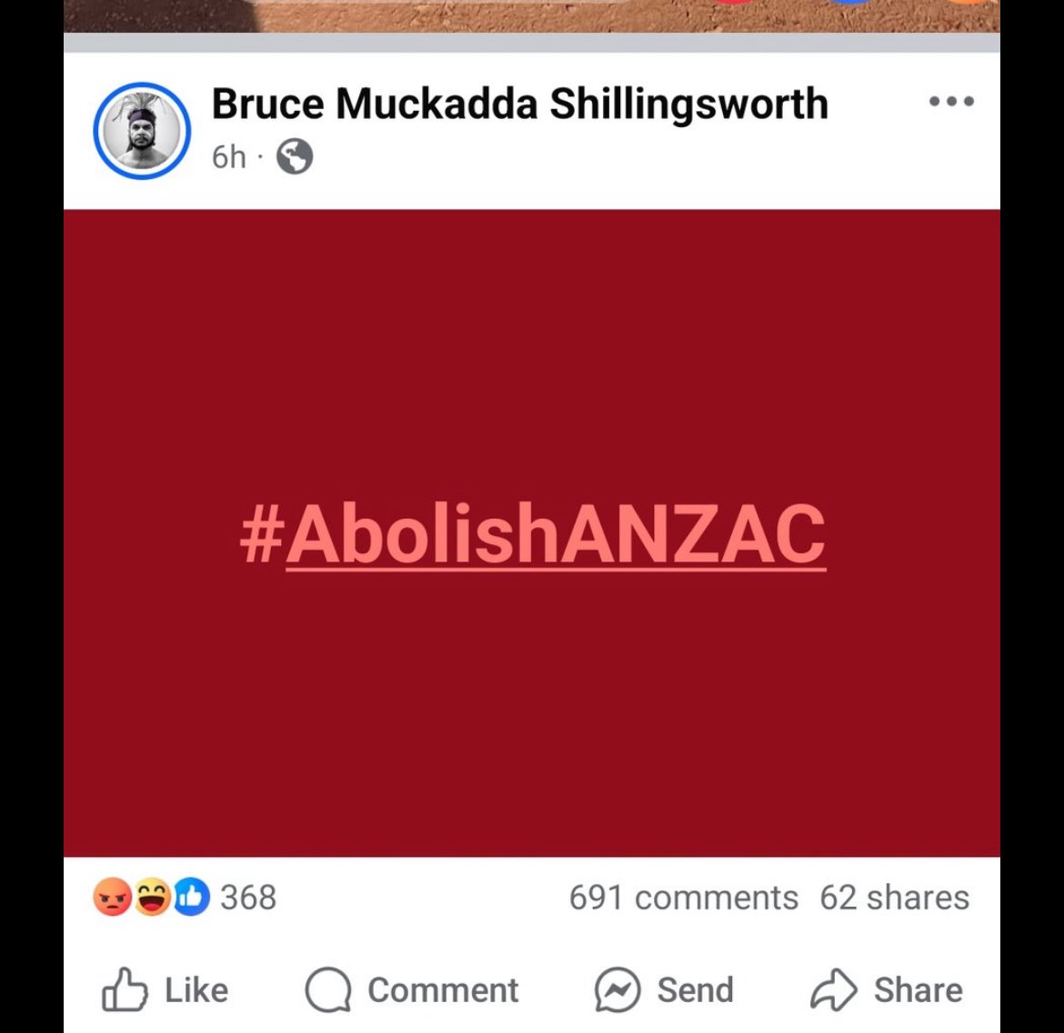 Belicious_75's tweet image. Just remember when they tell you the blokes booing the Welscome to country are the bad guys, but don't tell you the guy performing the welcome to country had previously posted this...
