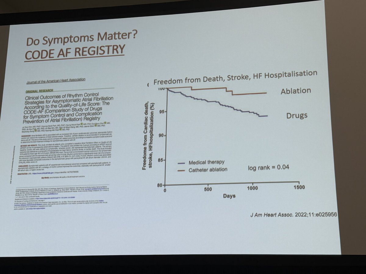 Scott J. Greenberg, MD, FHRS (@sgreenbergmd) on Twitter photo A great debate between <a href="/LuigiDiBiaseMD/">Luigi Di Biase</a> and <a href="/EPrystowskyonEP/">Eric Prystowsky</a> whether to ablate all asymptomatic atrial fibrillation.
Pro: <a href="/LuigiDiBiaseMD/">Luigi Di Biase</a>
<a href="/HRSonline/">Heart Rhythm Society</a> <a href="/HeartRhythmAdvo/">Heart Rhythm Advocates</a>
#HRS2025 #2025Pacesetter #EPeeps A great debate between <a href="/LuigiDiBiaseMD/">Luigi Di Biase</a> and <a href="/EPrystowskyonEP/">Eric Prystowsky</a> whether to ablate all asymptomatic atrial fibrillation.
Pro: <a href="/LuigiDiBiaseMD/">Luigi Di Biase</a>
<a href="/HRSonline/">Heart Rhythm Society</a> <a href="/HeartRhythmAdvo/">Heart Rhythm Advocates</a>
#HRS2025 #2025Pacesetter #EPeeps