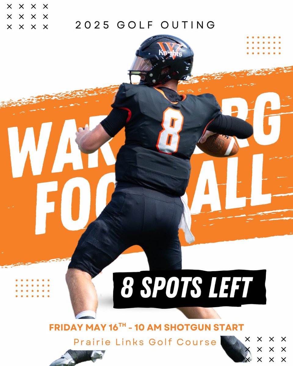 Reminder golf outing is 3 weeks from today and we are 8 spots away from max capacity. Lock in your spot now.  #GripItRipIt alumni.wartburg.edu/s/1563/16/inde…