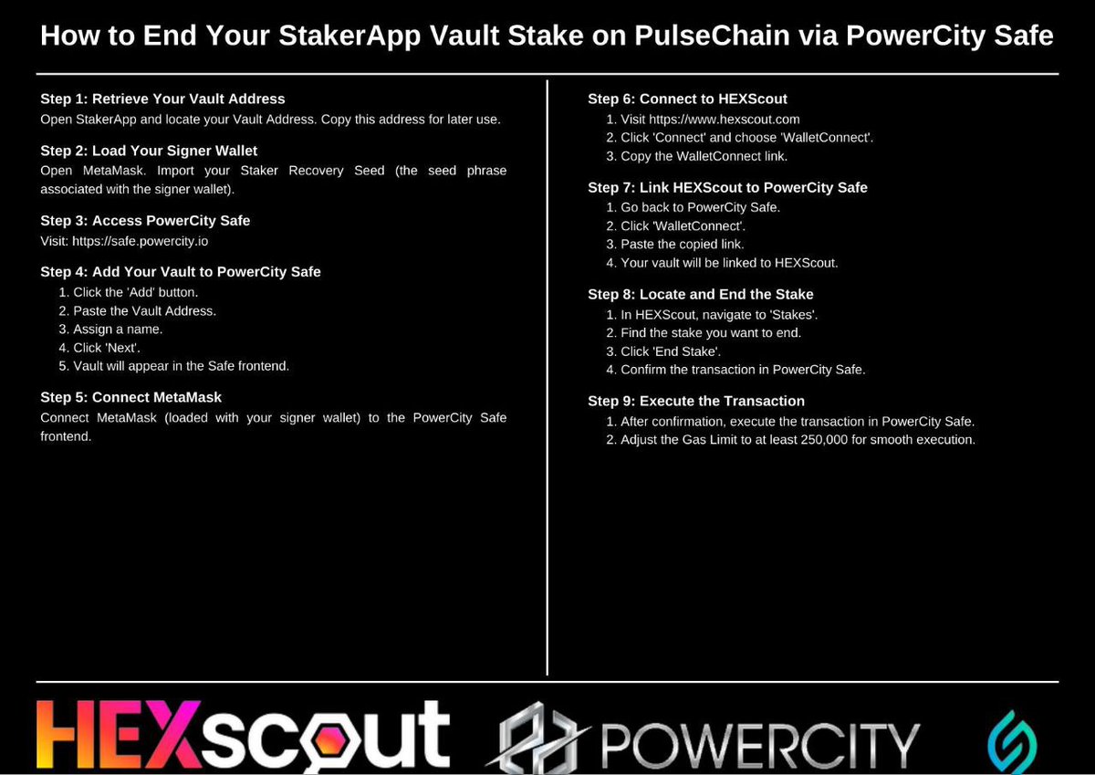 ⚡️POWERCITY⚡️ (@powercityio) on Twitter photo Safe.powercity.io just got a whole lot better.
Huge shoutout to <a href="/vehjt/">vehjt</a>.  He was very diligent and helpful in our updating of SAFE to support StakerApp staked assets and other assets that were copied over from Ethereum at the Pulsechain fork.
Safe.powercity.io is now Safe.powercity.io just got a whole lot better.
Huge shoutout to <a href="/vehjt/">vehjt</a>.  He was very diligent and helpful in our updating of SAFE to support StakerApp staked assets and other assets that were copied over from Ethereum at the Pulsechain fork.
Safe.powercity.io is now