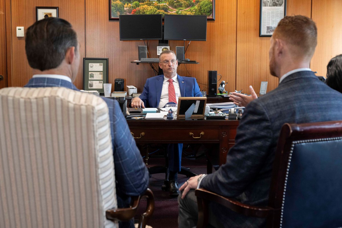 Grateful to have sat down yesterday with SECVA <a href="/RepDougCollins/">Doug Collins</a>  to shine a spotlight on what really matters, honoring our Veterans and ensuring they receive the most advanced, compassionate care possible.

A special shout-out to <a href="/sarah_verardo/">Sarah Verardo</a>  the entire team at <a href="/IndyFund/">The Independence Fund</a> for