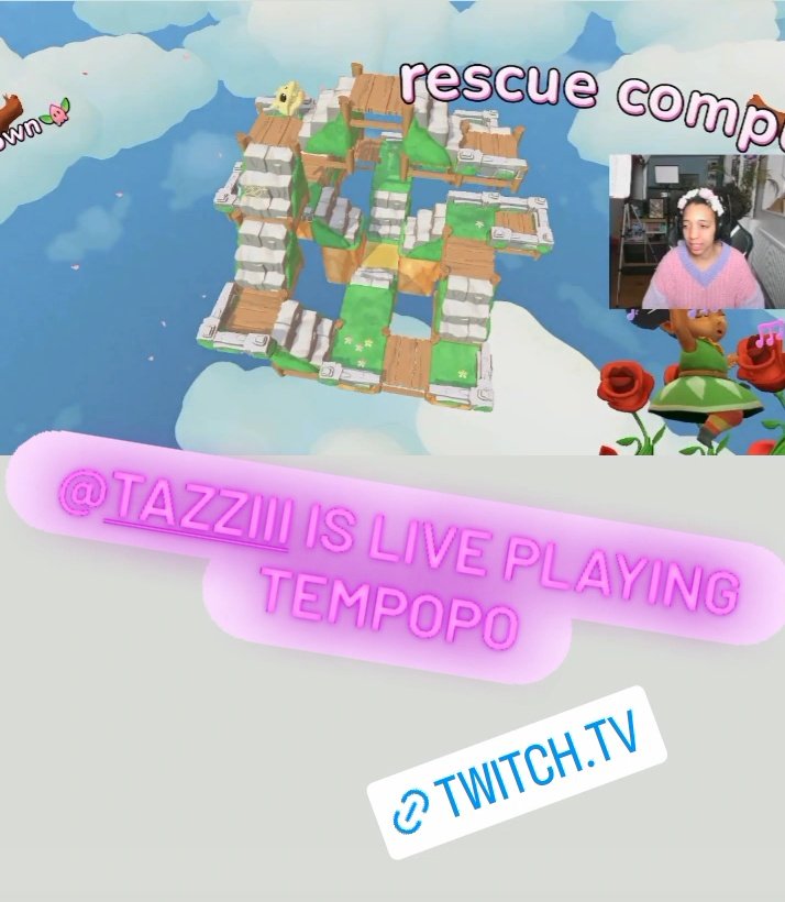 When you can't enjoy the flowers in real life, so you enjoy them in Tempopo! <a href="/Tazziii/">Tazziii</a> is live now