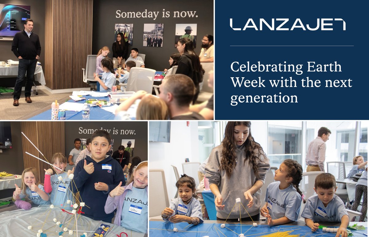 JimmySamartzis's tweet image. Earlier this week, we celebrated Earth Day – and yesterday we had the chance to carry that spirit forward by welcoming some very special guests to @LanzaJet – the next generation of innovators, environmental stewards, and leaders. It was a special Bring Your Child to Work Day.