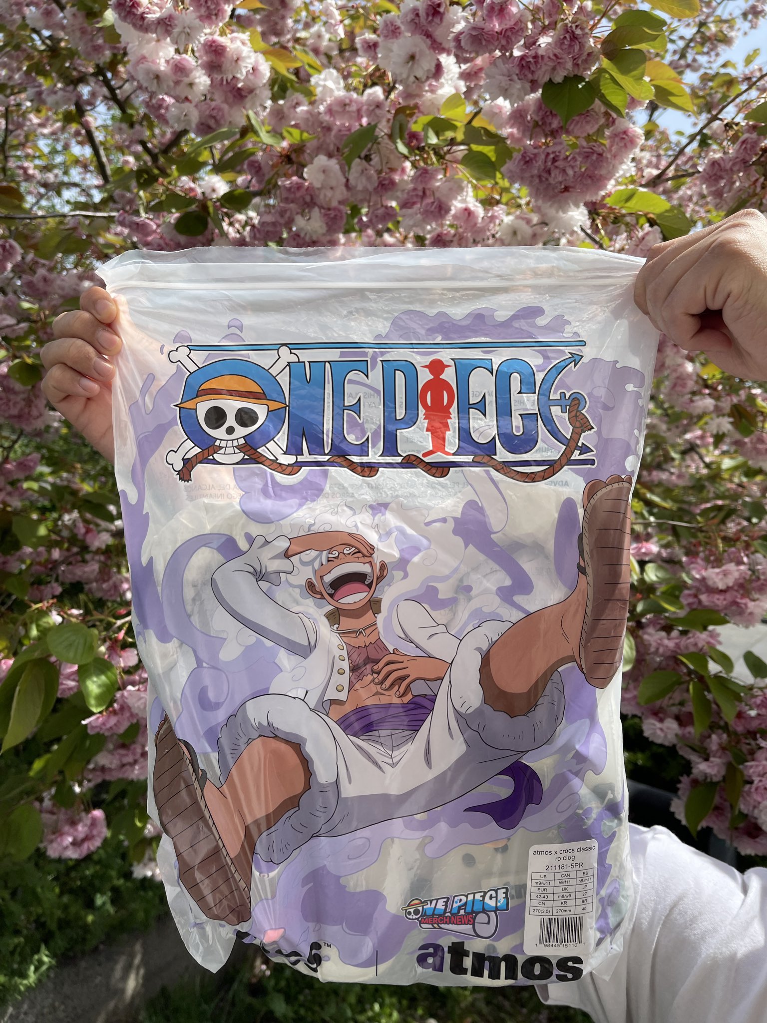 ONE PIECE atmos Crocs クロックス ワンピース ギア5