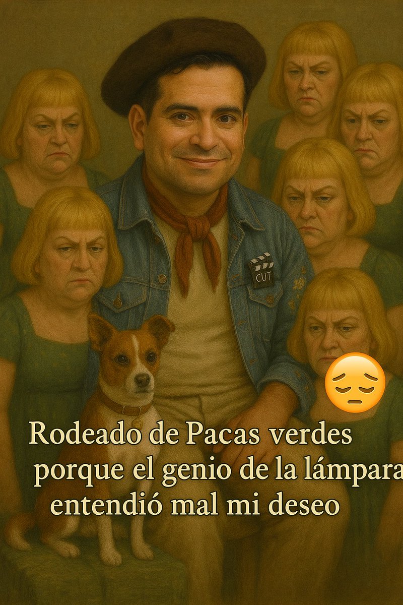 Rodeado de pacas verdes, porque el genio de la lámpara interpretó mal mi deseo