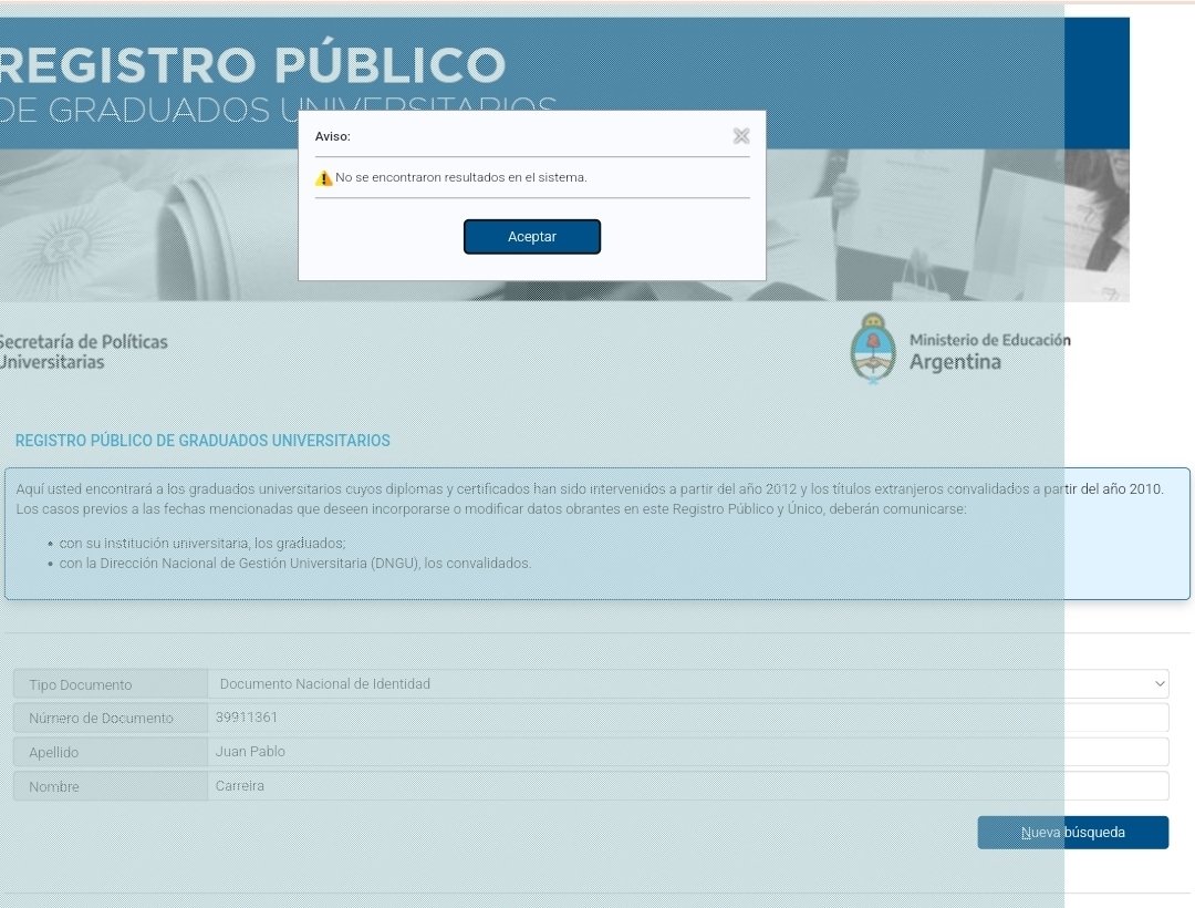 Seguro vos sabes mucho, falso ingeniero