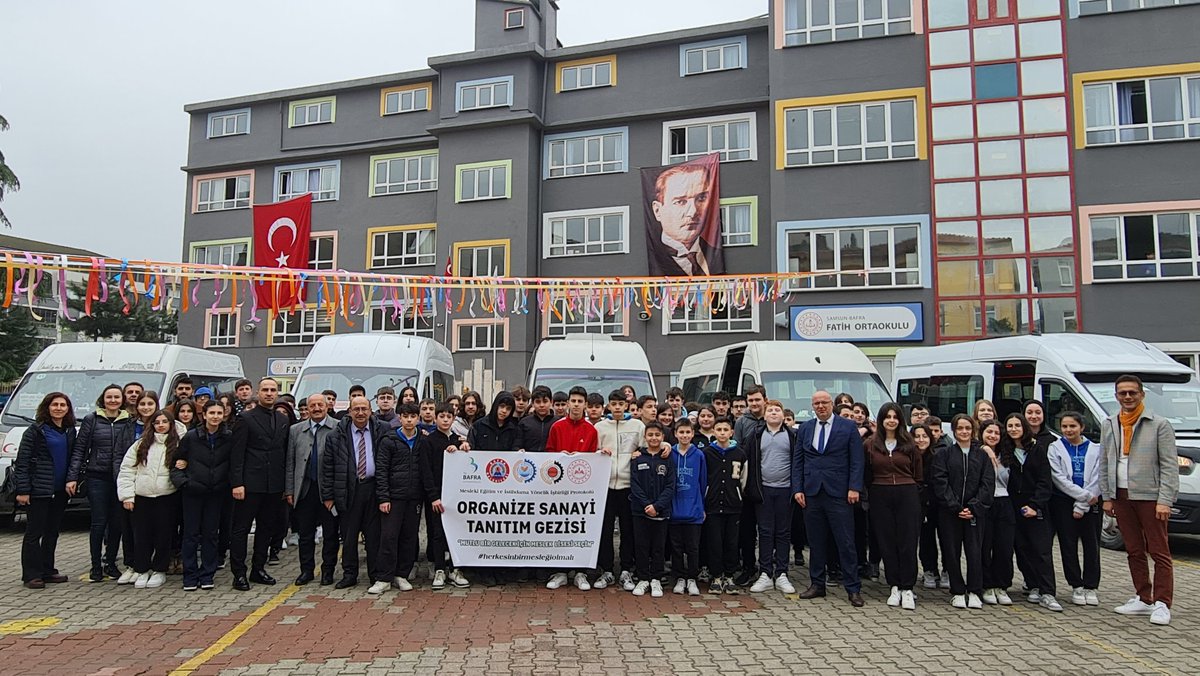 HasanCakinMTAL's tweet photo. Mesleki Eğitimin Geliştirilmesi için imzalan İstihdama Yönelik İşbirliği Protokolü kapsamında  Organize Sanayi Bölgesi tanıtım etkinlikleri devam ediyor
#herkesinbirmesleğiolmalı 
@tcmeb @bafrakaymakam @tcmeb_mtegm @TCSamsunValilik  @Bafrabldtr @Yusuf__Tekin https://t.co/PQxR8oMu3H