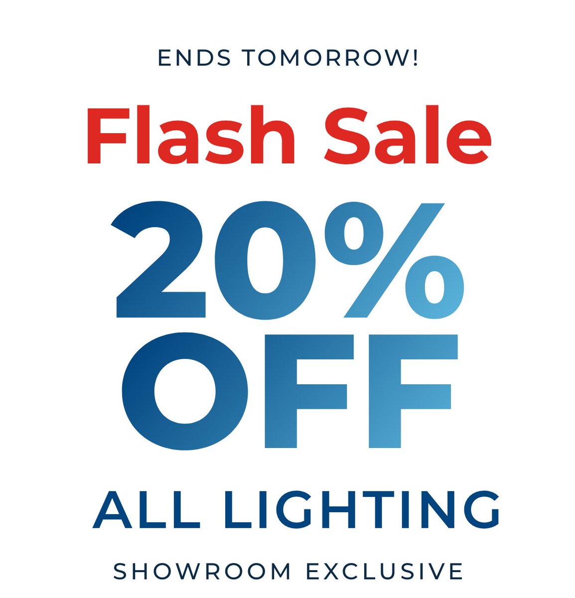 ProgLighting's tweet image. 🚨 FLASH SALE ALERT! 🚨

20% OFF all lighting ends TOMORROW—only in our showrooms! ✨

Come see us in-store and snag the styles you&apos;ve been eyeing... before they&apos;re gone! 

#LightingSale #ShowroomExclusive #ProgressiveLighting