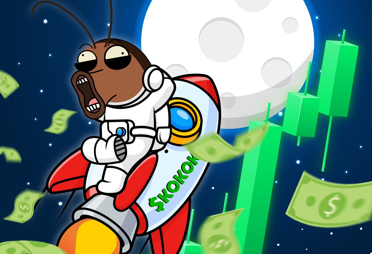 Kokoktheroach's tweet image. We got the moon plan locked. You got your $KoKoK bags ready or what, roach fam?