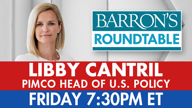 Tonight (and Saturday/Sunday mornings at 9:30) Libby Cantrill of @Pimco joins us to talk tariffs and tax cuts (she predicts they'll be big)