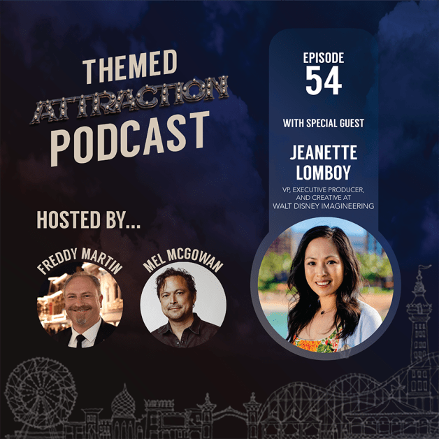🎧 Join our very own Mel McGowan &amp; Freddy Martin as they sit down with Jeanette Lomboy, VP, Executive Producer, and Creative at Walt Disney Imagineering!

Don’t miss this conversation with one of the most influential voices in the industry!

hubs.la/Q03jZ93B0
