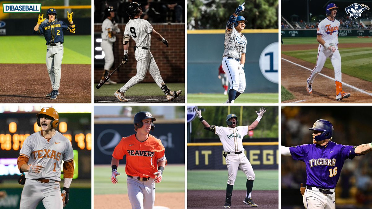 D1Baseball (@d1baseball) on Twitter photo .<a href="/Stitch_Head/">Eric Sorenson</a>'s Week 11 Eight for Omaha:
🏔️ <a href="/WVUBaseball/">WVU Baseball</a>
⚓ <a href="/VandyBoys/">Vanderbilt Baseball</a>
🔵 <a href="/UCIbsb/">UCI Baseball</a>
🐅 <a href="/ClemsonBaseball/">Clemson Baseball</a>
🤘 <a href="/TexasBaseball/">Texas Baseball</a>
🦫 <a href="/BeaverBaseball/">Oregon State Baseball</a>
🦆 <a href="/OregonBaseball/">Oregon Duck Baseball</a>
🐯 <a href="/LSUbaseball/">LSU Baseball</a> .<a href="/Stitch_Head/">Eric Sorenson</a>'s Week 11 Eight for Omaha:
🏔️ <a href="/WVUBaseball/">WVU Baseball</a>
⚓ <a href="/VandyBoys/">Vanderbilt Baseball</a>
🔵 <a href="/UCIbsb/">UCI Baseball</a>
🐅 <a href="/ClemsonBaseball/">Clemson Baseball</a>
🤘 <a href="/TexasBaseball/">Texas Baseball</a>
🦫 <a href="/BeaverBaseball/">Oregon State Baseball</a>
🦆 <a href="/OregonBaseball/">Oregon Duck Baseball</a>
🐯 <a href="/LSUbaseball/">LSU Baseball</a>