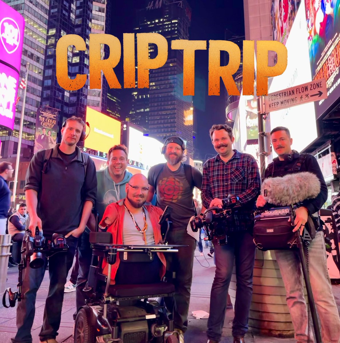 tonight at 9PM Eastern, a baby will be born ❤️ it is a hideous, hilarious baby, and it is presented to you in the form of a 6 part docuseries about a very disabled road trip ♿️  see the first episode of Crip Trip on AMI-tv, AMI+, and TVO! #DignityForDisability