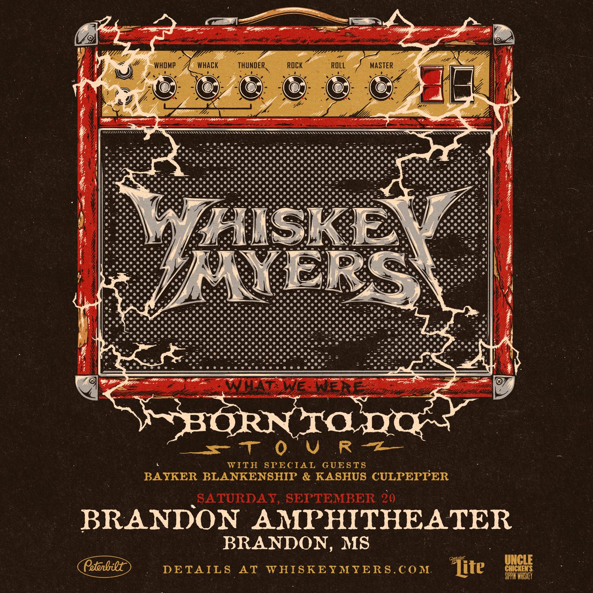 Brandon Amphitheater (@brandonampms) on Twitter photo 🚨JUST ANNOUNCED! <a href="/whiskeymyers/">Whiskey Myers</a> is back at Brandon Amphitheater on Saturday, September 20 with special guests Bayker Blankenship + Kashus Culpepper! 🤘🎸 Tickets on sale this Friday at 10AM local. 🚨JUST ANNOUNCED! <a href="/whiskeymyers/">Whiskey Myers</a> is back at Brandon Amphitheater on Saturday, September 20 with special guests Bayker Blankenship + Kashus Culpepper! 🤘🎸 Tickets on sale this Friday at 10AM local.