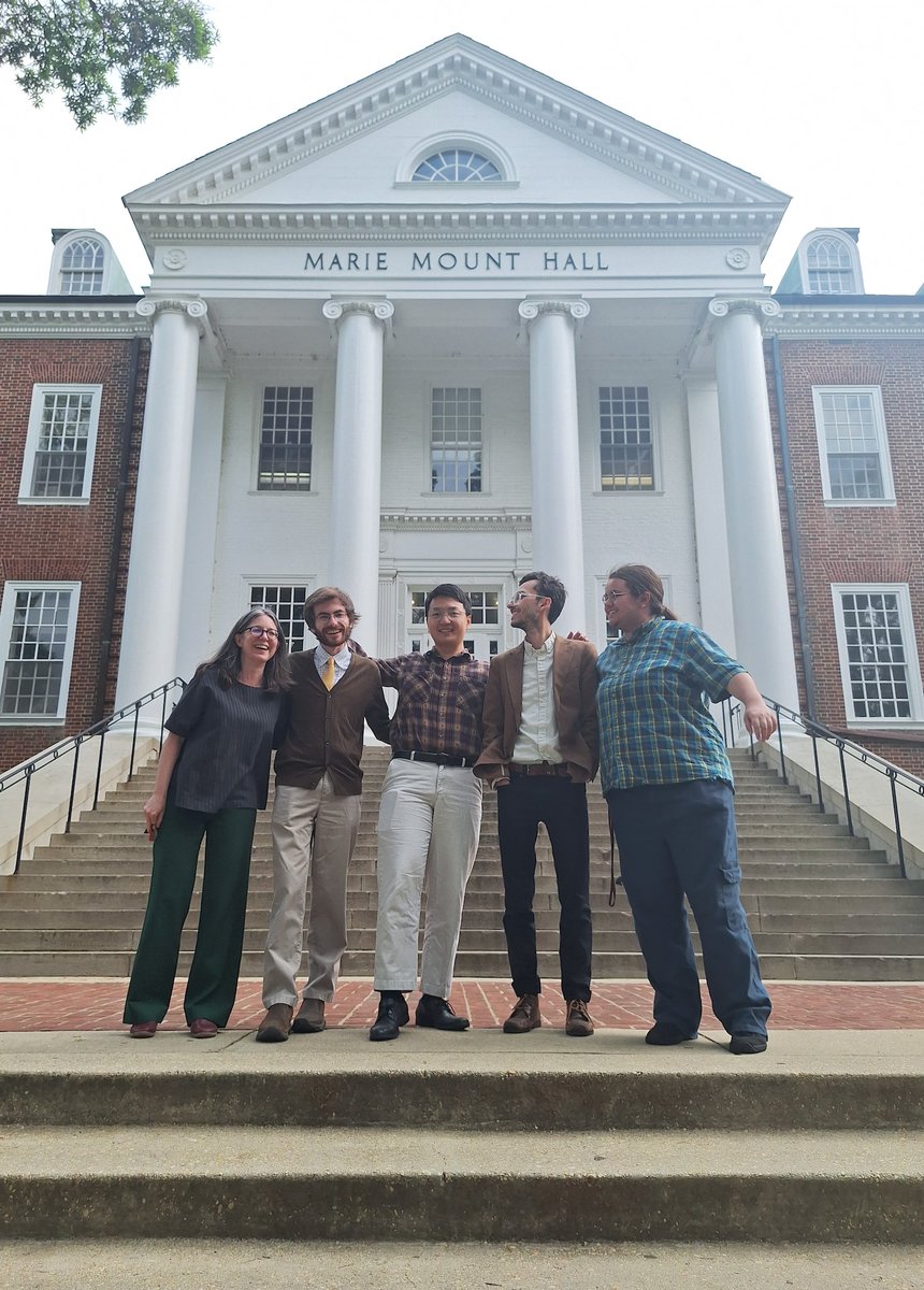 UMD Classics (@umdclassics) on Twitter photo Many congratulations to Shandi Li, Will Roberts, and Leonid West (pictured here with their proud advisors, Katherine Wasdin and Peter Osorio) for defending their MA theses today! Many congratulations to Shandi Li, Will Roberts, and Leonid West (pictured here with their proud advisors, Katherine Wasdin and Peter Osorio) for defending their MA theses today!