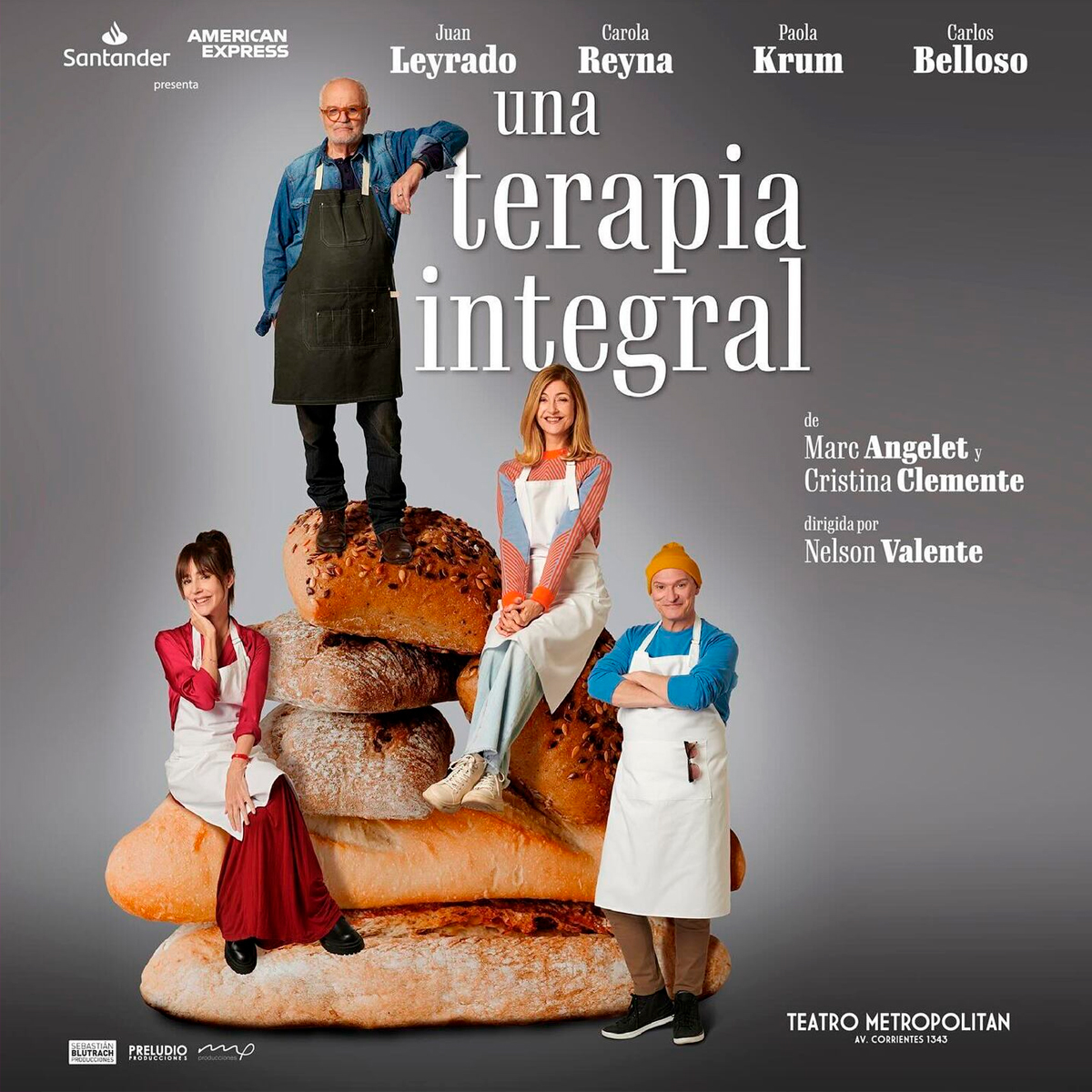 TEATRO │ UNA TERAPIA INTEGRAL - 2024
Una comedia que pone en cuestión nuestra necesidad de creer en algo. Una obra que retrata una sociedad que parece que está eliminando la religión pero que todavía tiene la necesidad obsesiva de creer, de tener fe en algo. Teatro Metropolitan