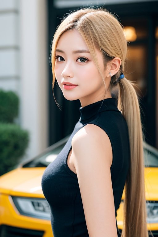 #めありAI #AI女子図鑑 #AIグラビア #金髪