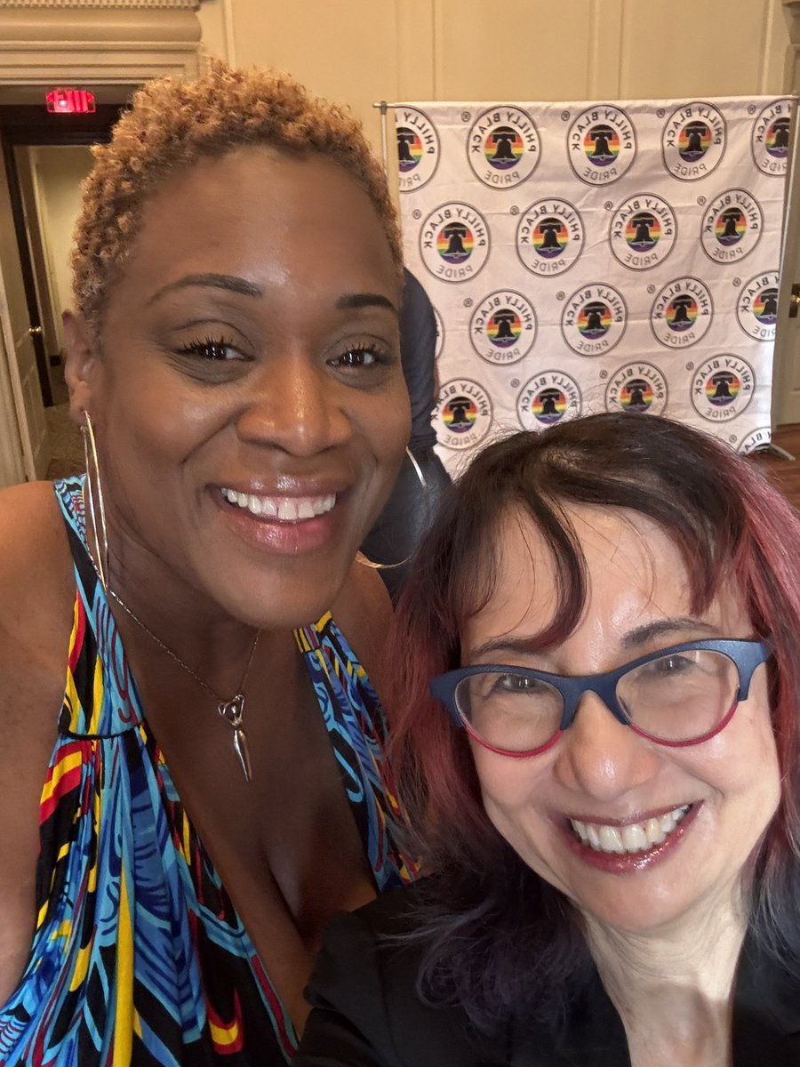 At #PhillyBlackpride reception kicking off a whole weekend. Of events. phillyblackpride.org.