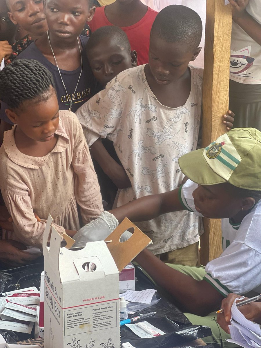 I'm proud to have participated in our Medical&amp;Health CDS group's sensitization/outreach program, educating the community about malaria's causes, signs, symptoms, prevention, and treatment. We also provided free malaria tests and treatment. #WorldMalariaDay2025 #MalariaEndsWithUs