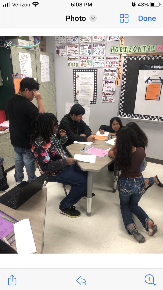 Algebra 1 students review for STAAR. Collaboration is a powerful tool which demonstrates understanding! Proud of my 8th graders! #HigherHeights #HempsteadMiddleSchool