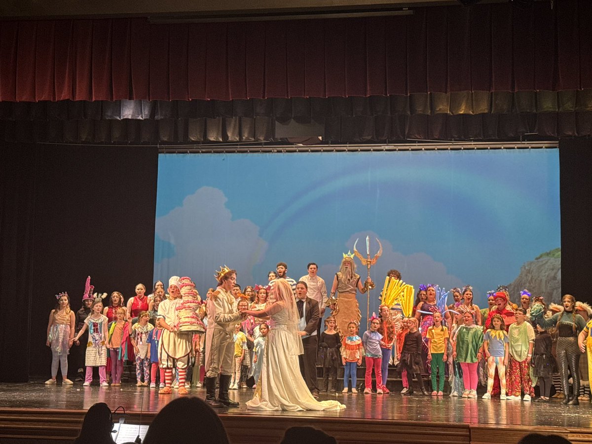 6th grade really enjoyed RCSHS’s production of The Little Mermaid! So nice of Mrs. Stafford to have these day performances so our kids can get the Broadway experience! <a href="/RowanSchools/">Rowan County Schools</a>