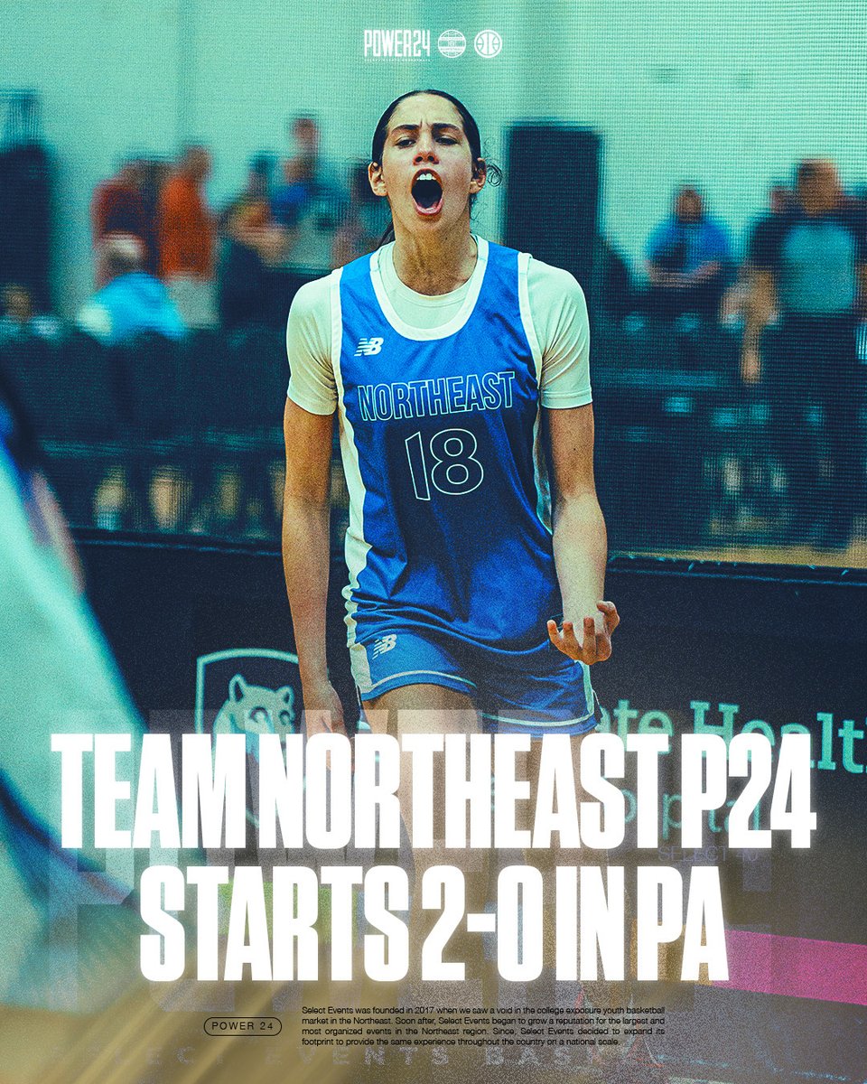 Select Events Basketball (@selecteventsbb) on Twitter photo 2 games, 2 dubs for <a href="/TeamNEHoops/">Team Northeast</a> to open up session one in PA 🔥
W v MCW Starz P24
W v United NJ P24 2 games, 2 dubs for <a href="/TeamNEHoops/">Team Northeast</a> to open up session one in PA 🔥
W v MCW Starz P24
W v United NJ P24
