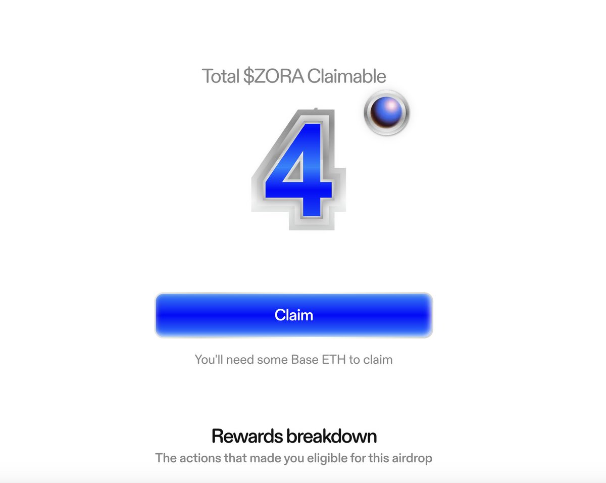 d3coder_eth's tweet image. My $ZORA Airdrop :) @Alucard_eth 
I think I also need to mess with the inspect elements :)