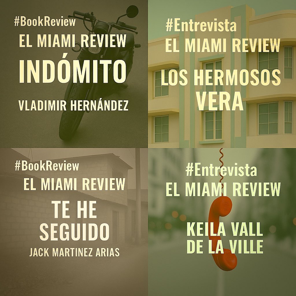 ElMiamiReview's tweet photo. Leíste nuestro contenido de la semana? Visítame: https://t.co/yC6DSgXuC6 https://t.co/iUOVdzr4SX