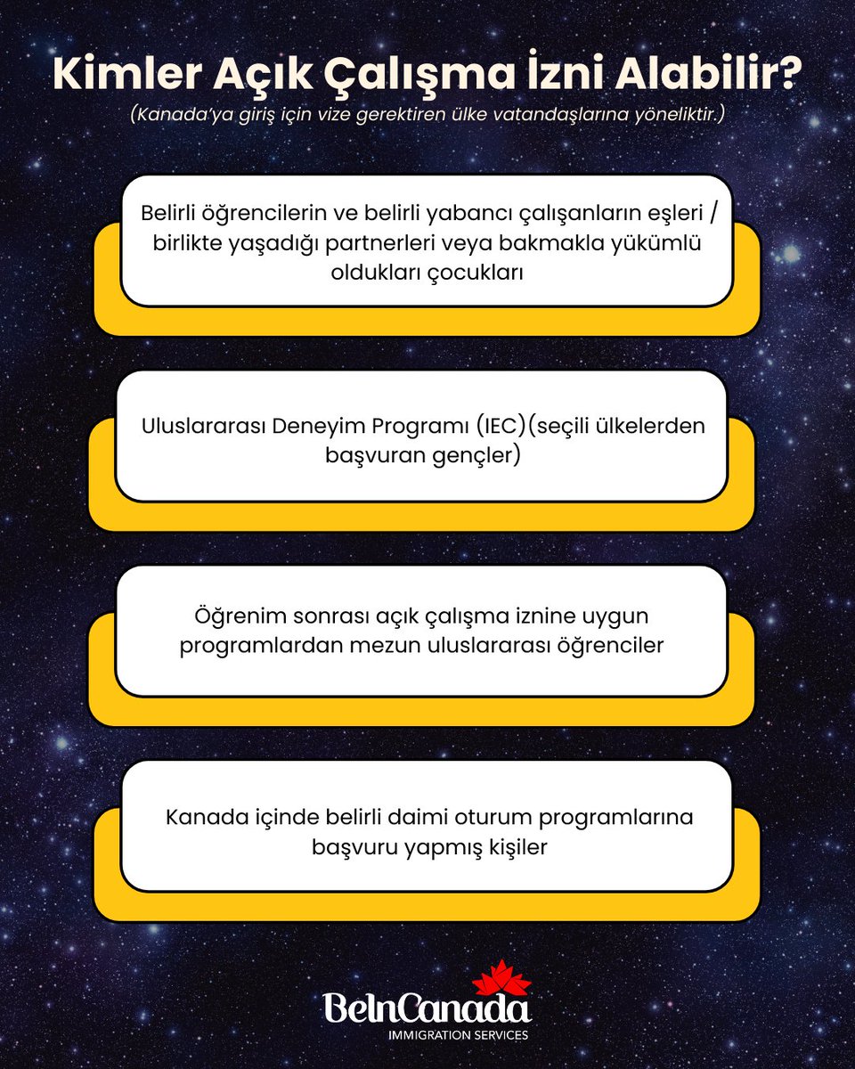 AlperKirtil's tweet image. Kanada&apos;da çalışma izni nasıl alırım? 👇

✅Bilgi ve danışmanlık için bizimle iletişime geçin.

👍Değişikliklerden haberdar olmak için bizi takip etmeyi unutmayın.

📞 +1 (416) 635-1903
🌐 beincanada.ca
📨 info@beincanada.ca

#beincanada #openworkpermit…