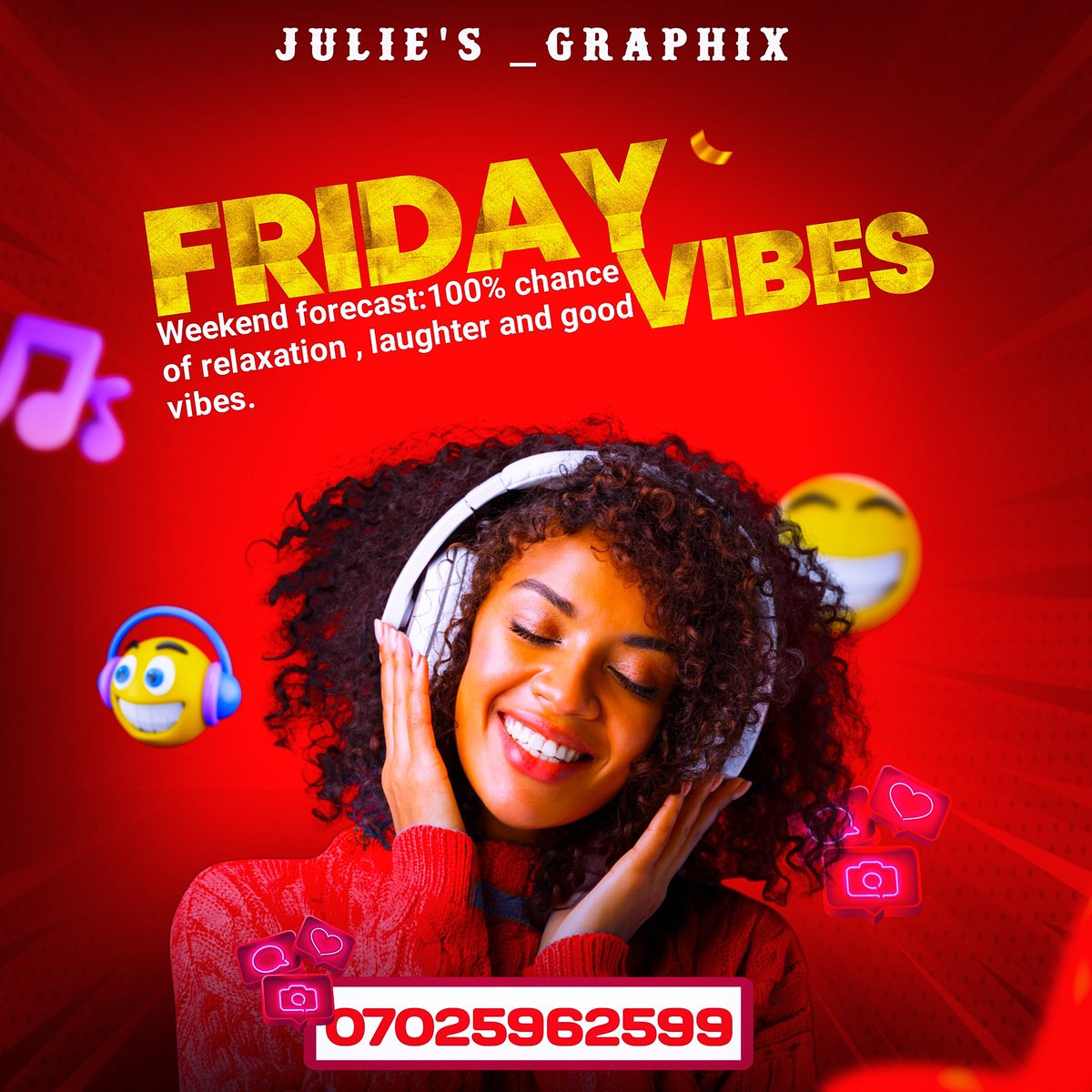 Juliet1856952's tweet image. Day 96 of 100days consistency challenge 
TGIF 💃🏻 
#100daysofdesign
#100daysconsistencychallenge
@AnambraTechies