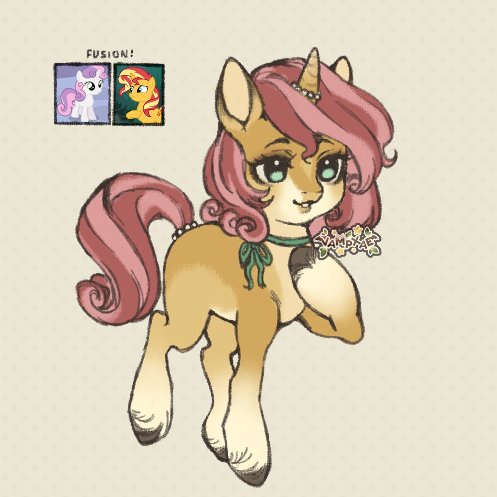 vampxae's tweet image. pony fusion adopt I just did :3