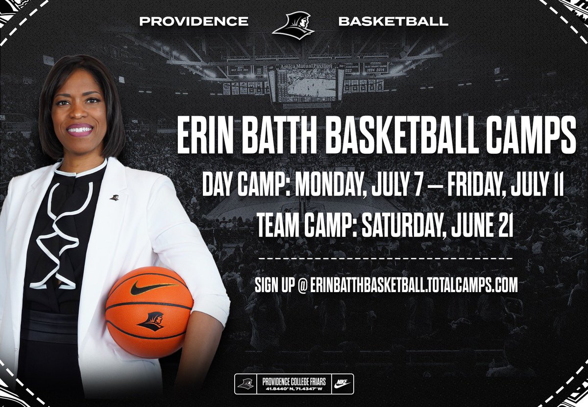 Camp week is approaching quickly! Use the link in our bio to register for Erin Batth Basketball Camp today!!