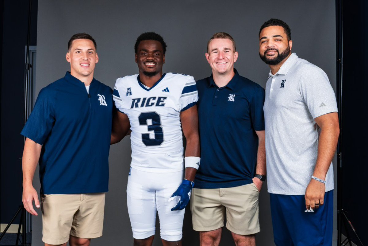 maxbalthazar1's tweet image. COMMITTED‼️@RiceFootball @_Coach_Hof @coywilliams27