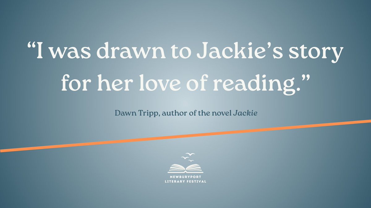 Newburyport Literary Festival (@nbptlitfest) on Twitter photo A fitting start to the #NBPTLitFest today as <a href="/dawntrippwriter/">Dawn Tripp</a> discusses the power and nuance of Jackie Kennedy Onassis’ intellect and life as a voracious reader and curious human being.
"I realized I had never considered the woman she was behind the woman we see." - Dawn Tripp A fitting start to the #NBPTLitFest today as <a href="/dawntrippwriter/">Dawn Tripp</a> discusses the power and nuance of Jackie Kennedy Onassis’ intellect and life as a voracious reader and curious human being.
"I realized I had never considered the woman she was behind the woman we see." - Dawn Tripp
