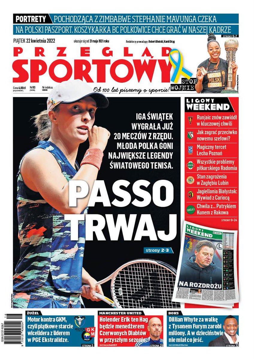 K_Wronski's tweet photo. @pawel_rozynek @Guru992 @GKMGrudziadzSA @EkstraligaPL Po drugiej kolejce w 2022 byliśmy liderem przez 6 dni. https://t.co/sXiG6ICoPZ
