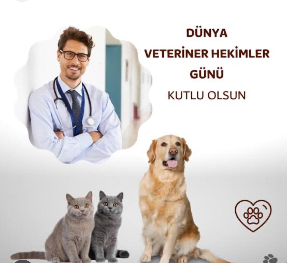 Dünya Veteriner Hekimler Günümüz Kutlu olsun 🩺💉🧿
#DünyaVeterinerHekimlerGünü
#DVHG