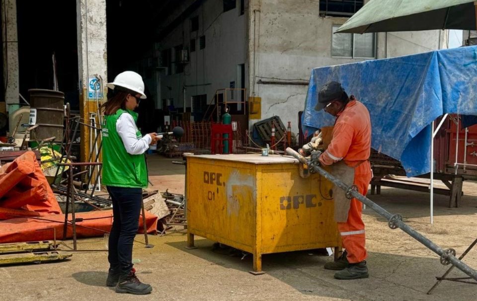 🟢🟢 El #IMSSVeracruzSur, realiza asesorías de Prevención de Riesgos Laborales en empresas afiliadas en la región de Coatzacoalcos.