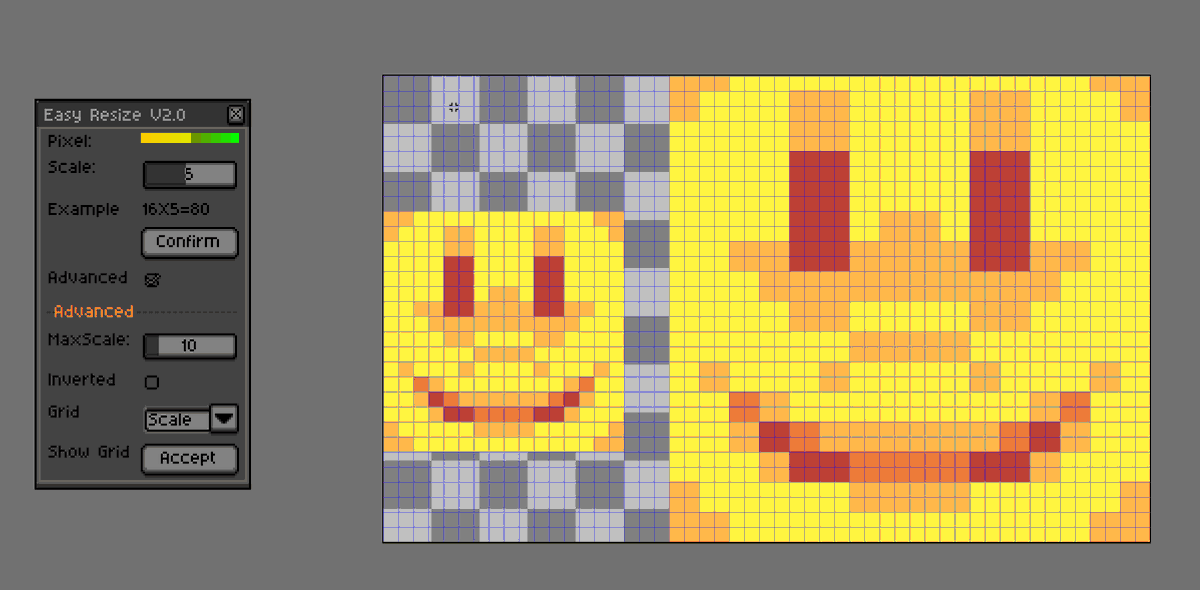 I’ve made an update to my tool! 👌👌👌👌👌👌
Easy Resize 2.0 - Easy Resize for Aseprite  megacrash.itch.io/easy-resize/de… #aseprite