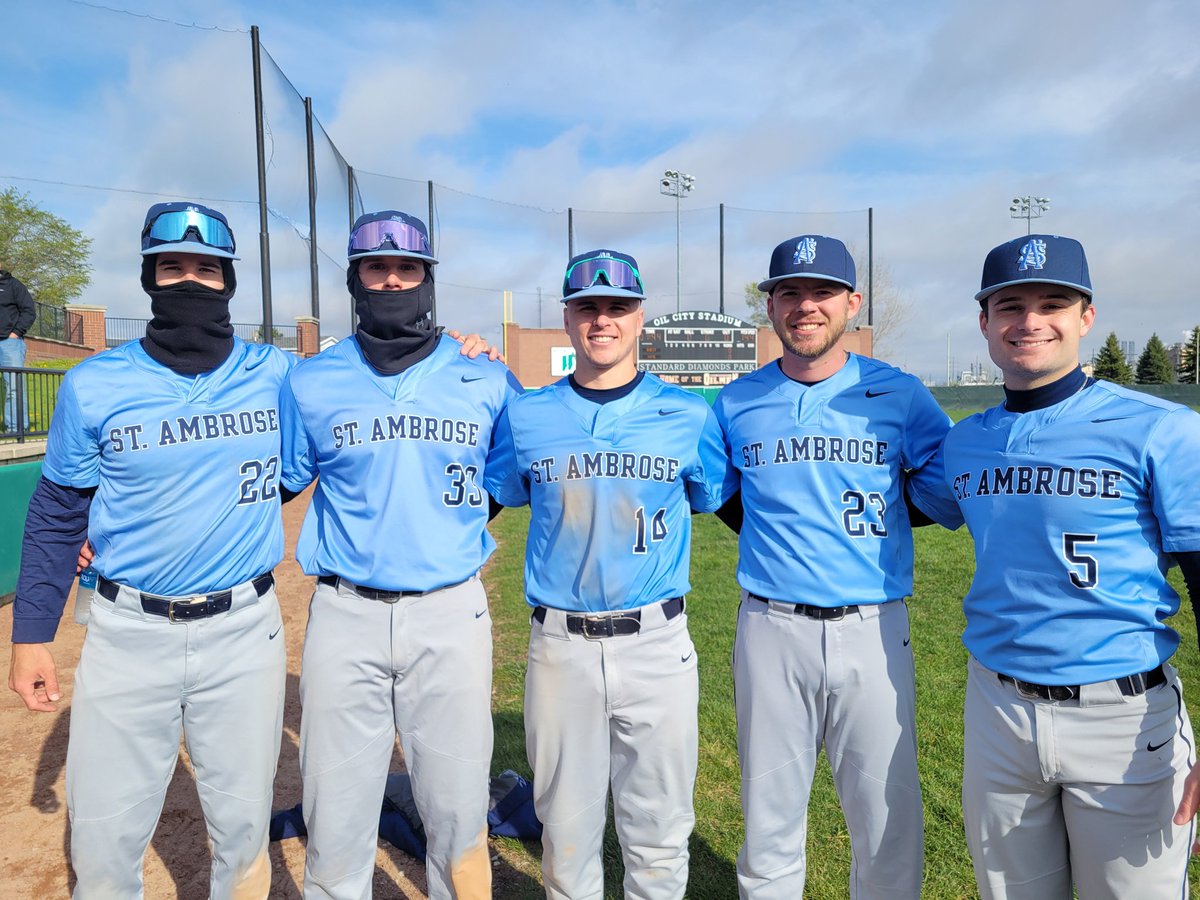 FINAL 
Game 1
Whiting,Indiana 
St. Ambrose-13
CCSJ-0
WP-Brad Niedzwiedz,CG,Shutout
HITS-Matias 2,Fitzgerald 3,Milatovic 3,Roth 3,Conforti 4
2B-Fitzgerald,Conforti 2,Roth 2
HR-Conforti,Fitzgerald 
☆PLAYERS OF THE GAME☆
 Roth,Conforti,Fitzgerald,       B.Niedzwiedz,Milatovic