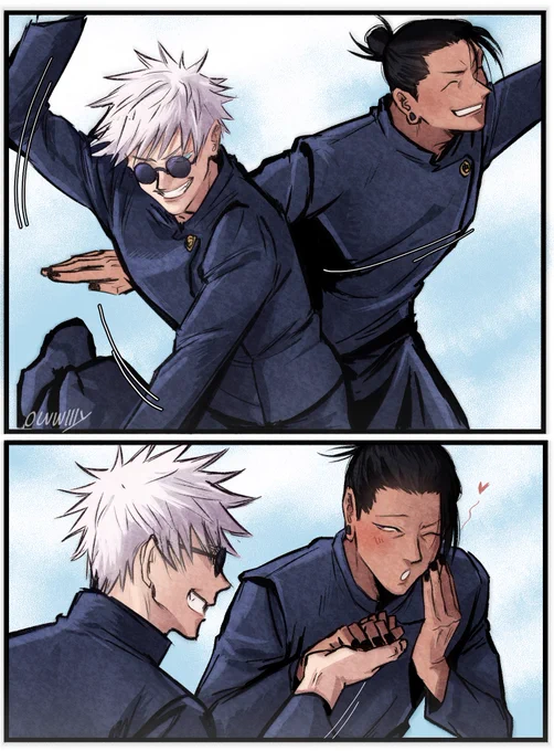 happy with you #satosugu #JujutsuKaisen 