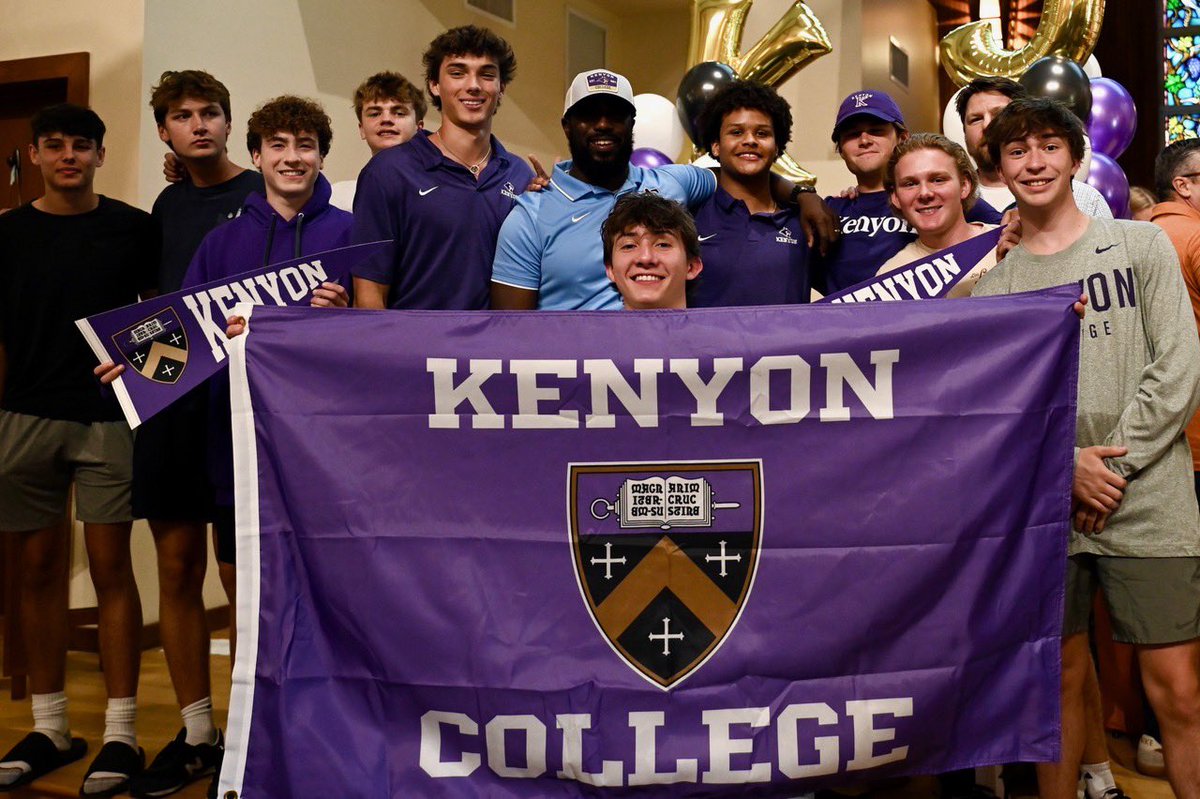 AydanKey14's tweet photo. Signing day!!! So excited for the next 4 years.🏈🏈#lockedin #blessed @sashighlanderfb @Coach_Cattrell @IanMGood @KenyonFootball https://t.co/WoHQUcJl6h
