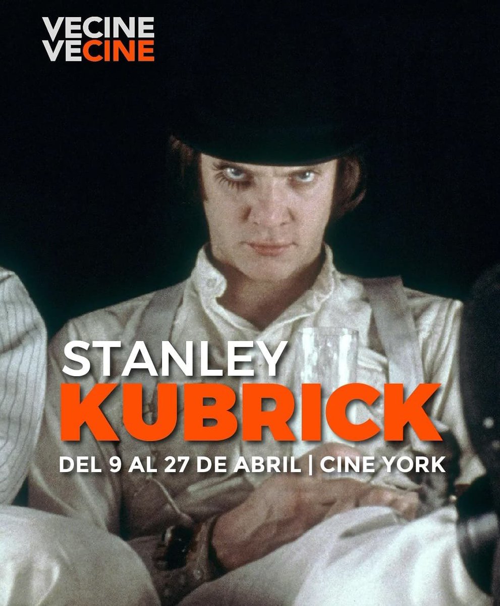 cineenba's tweet image. ¿Querés ver pelis de Stanley Kubrick gratis en Buenos Aires?
Cine York está finalizando un ciclo del director. La entrada es gratuita, por orden de llegada y en un lugar imperdible.
Te dejo días y horarios👇🏼