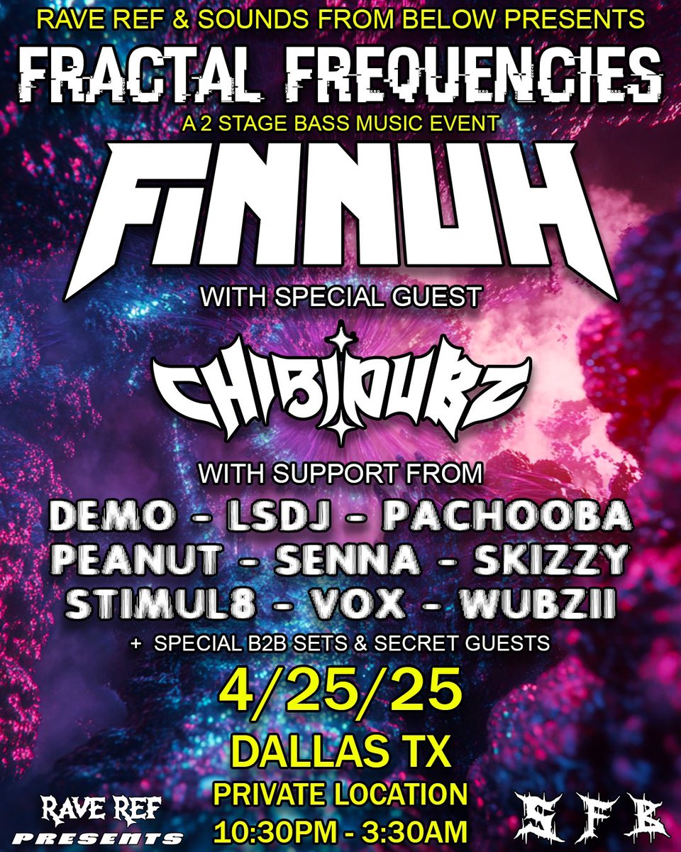 6 ubbi preparties tonight is crazy. Anyway... 

you want to come to Fractal Frequencies soooo bad 🔮 🪄 ✨