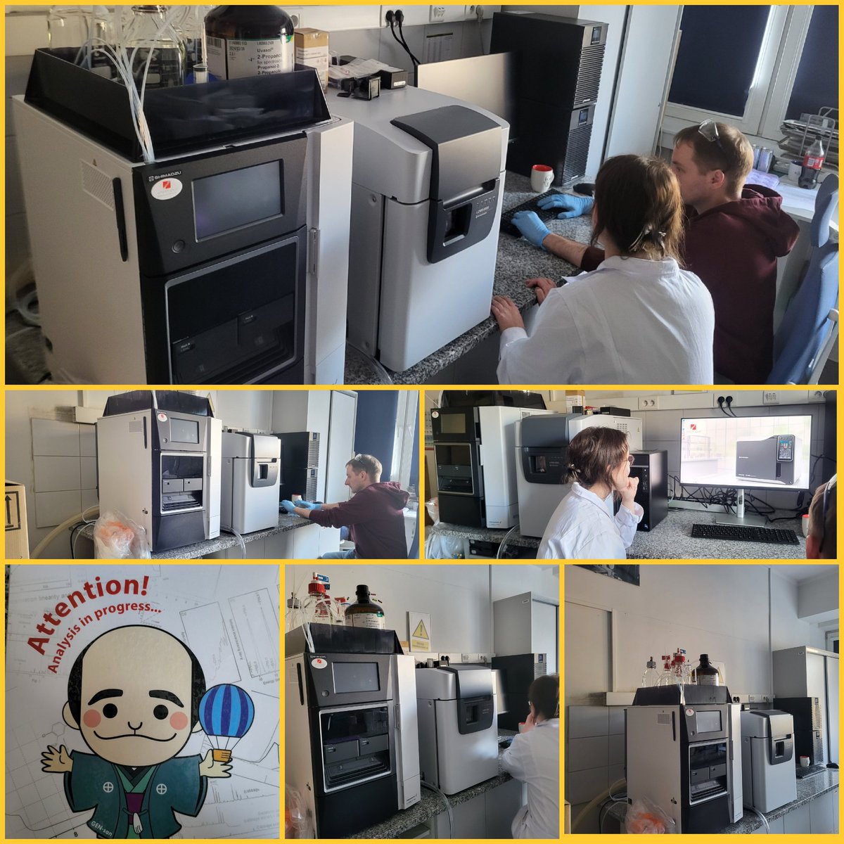 Joanna Ortyl (@joannaortyl) on Twitter photo We are excited to share our fascination with the new LC-MS mass spectrometry system! New and just for our #OrtylPhotoLab group thx <a href="/SHIMADZU_PR/">島津製作所 / Shimadzu Corporation</a> ☄️🔥☄️🔥🚀‼️
<a href="/stecuszek/">Aleksandra Stec</a> <a href="/FilipPetko2/">FilipPetko</a> <a href="/AndrzejSwiezy/">Andrzej Świeży</a> <a href="/PhotoHiTech/">PhotoHiTech</a> We are excited to share our fascination with the new LC-MS mass spectrometry system! New and just for our #OrtylPhotoLab group thx <a href="/SHIMADZU_PR/">島津製作所 / Shimadzu Corporation</a> ☄️🔥☄️🔥🚀‼️
<a href="/stecuszek/">Aleksandra Stec</a> <a href="/FilipPetko2/">FilipPetko</a> <a href="/AndrzejSwiezy/">Andrzej Świeży</a> <a href="/PhotoHiTech/">PhotoHiTech</a>