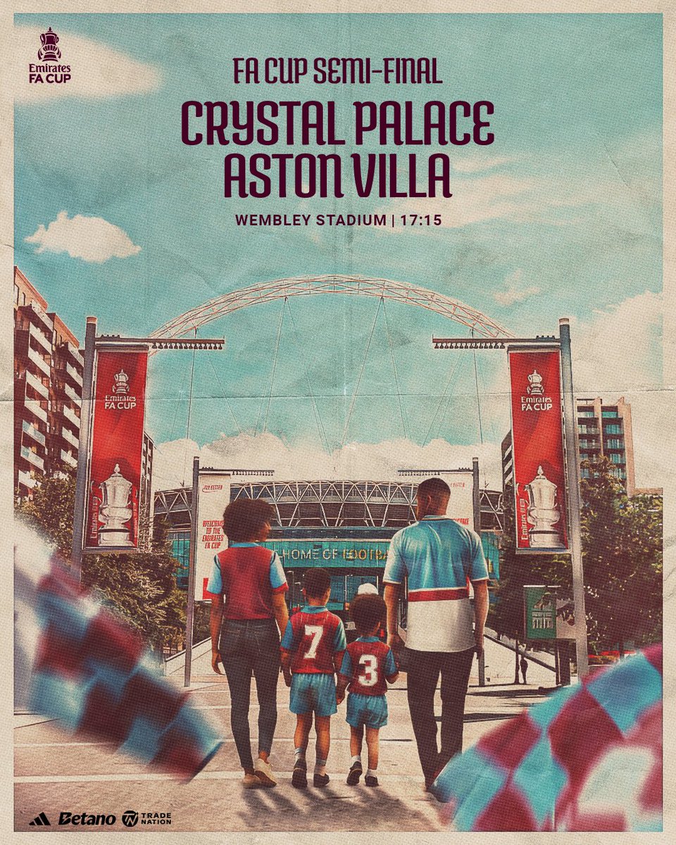 IT’S MATCHDAY IN WEMBLEY — UP THE VILLAAA 🗣️🗣️🗣️