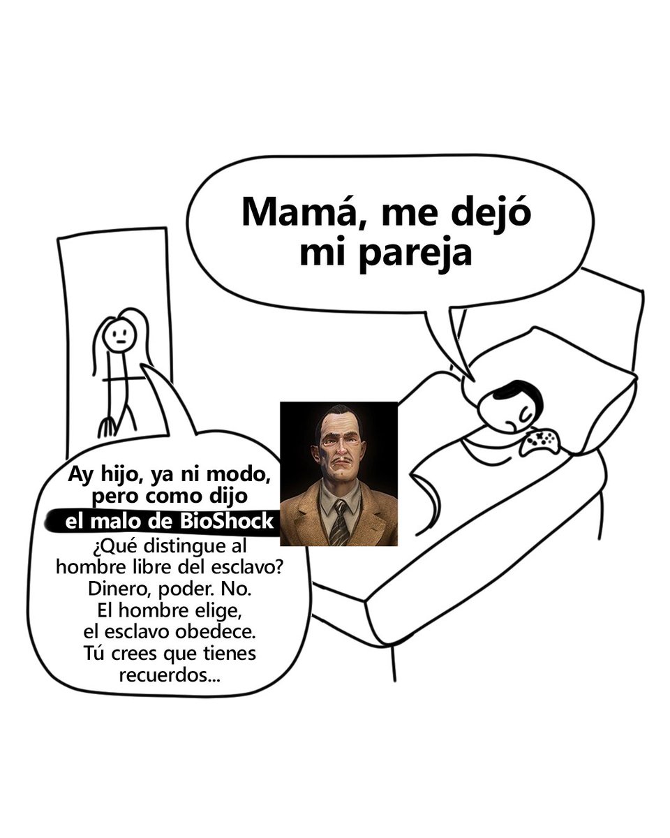 XboxMexico's tweet image. Las mamás y Andrew Ryan siempre saben qué decir en los momentos correctos.