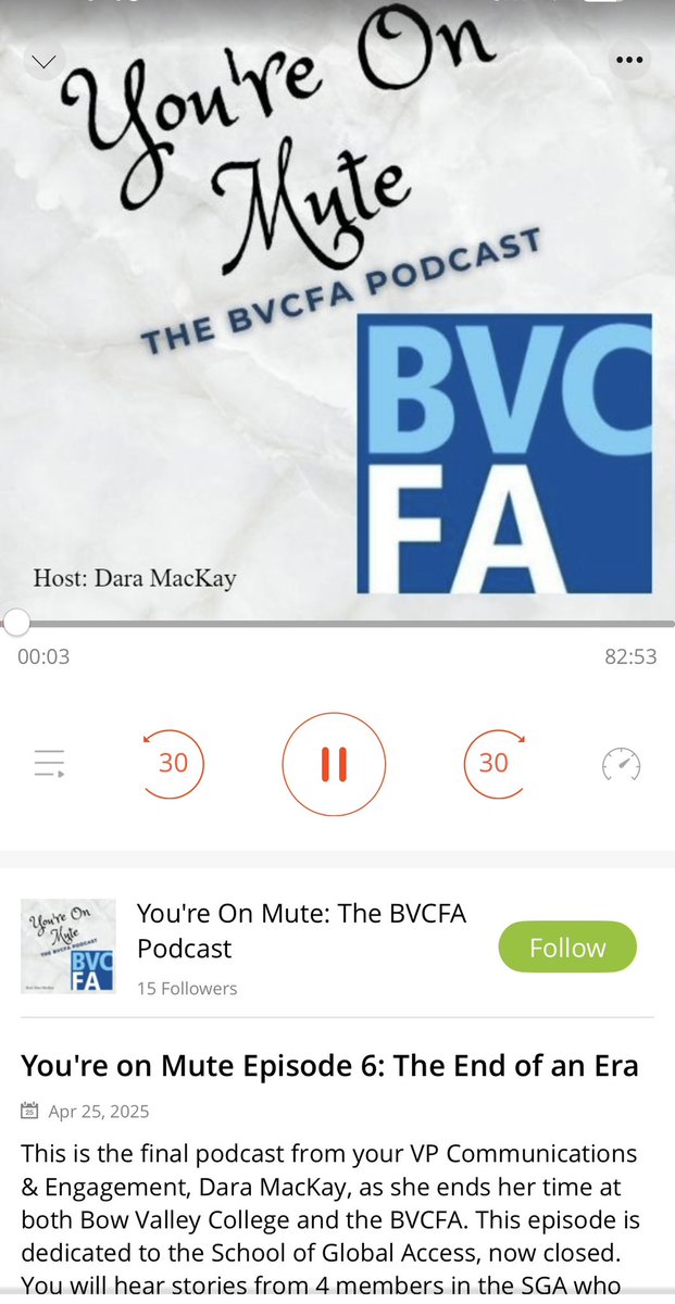bvcfa's tweet photo. It’s truly the end of an era, as today marks the last day of work for faculty and staff in the School of Global Access. Have a listen to this beautiful send off: You're on Mute Episode 6: The End of an Era https://t.co/Qsf7dOsE9X https://t.co/ys3KAIbAUz