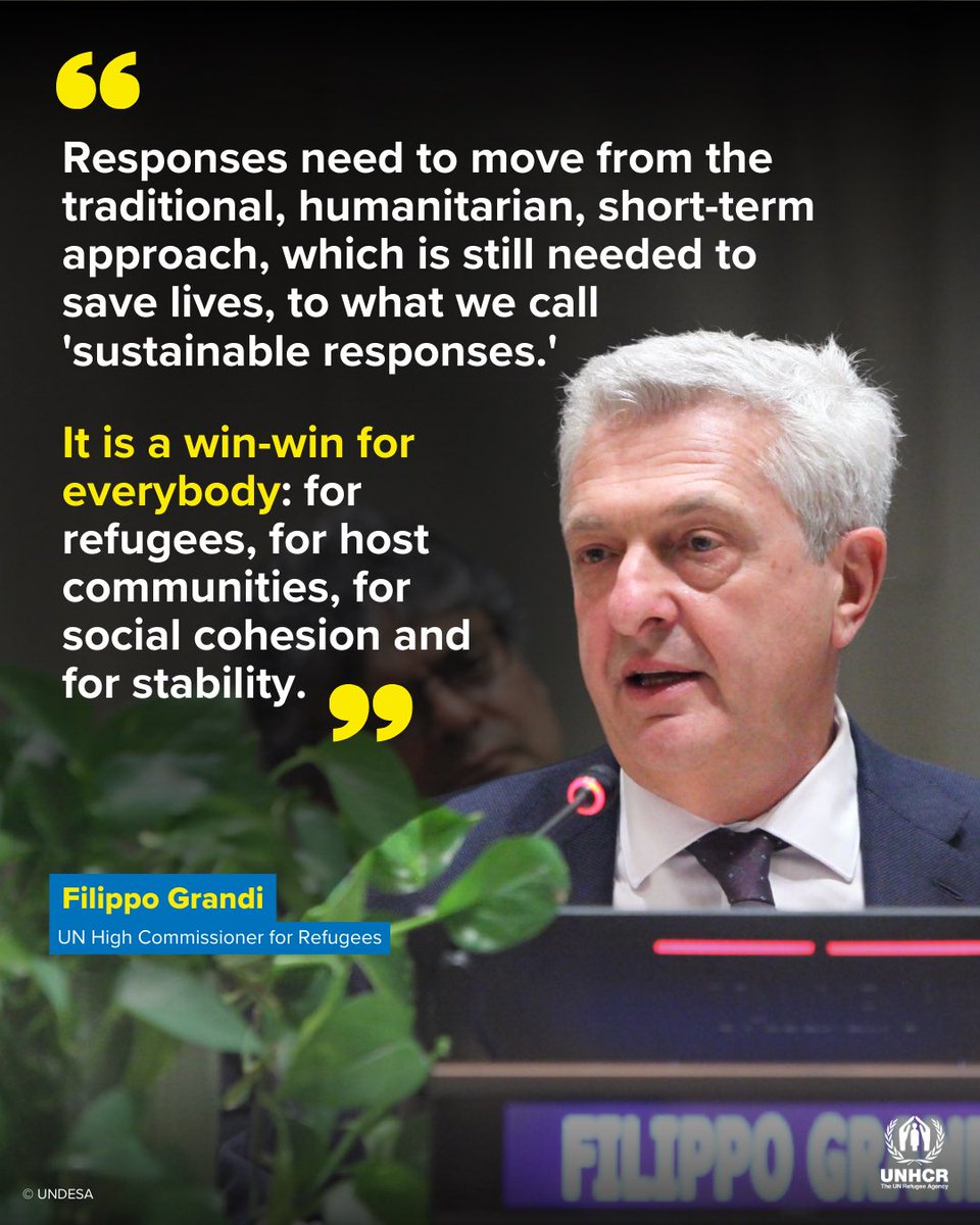 UNHCR, the UN Refugee Agency (@refugees) on Twitter photo With rising displacement and shrinking resources, UN High Commissioner for Refugees <a href="/FilippoGrandi/">Filippo Grandi</a> urges a shift towards inclusive, sustainable humanitarian responses. A win-win for all.
Read his full statement: unh.cr/680c0fe10 With rising displacement and shrinking resources, UN High Commissioner for Refugees <a href="/FilippoGrandi/">Filippo Grandi</a> urges a shift towards inclusive, sustainable humanitarian responses. A win-win for all.
Read his full statement: unh.cr/680c0fe10